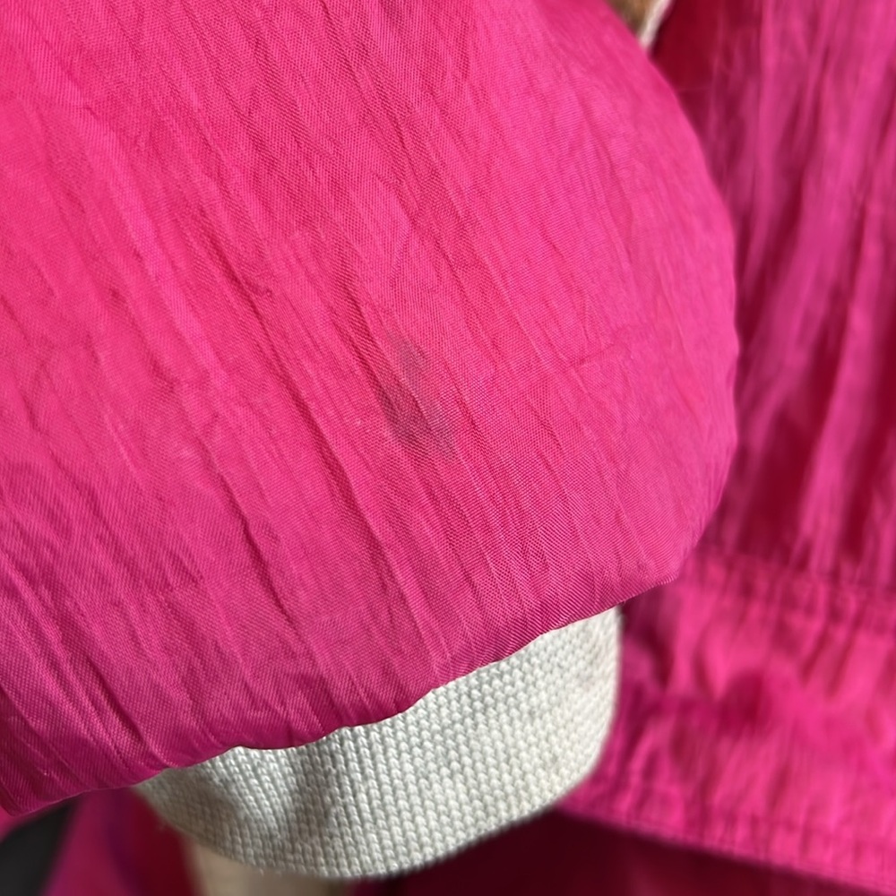 Vintage Be In The Current Scene Windbreaker Raspberry - Picture 10 of 12